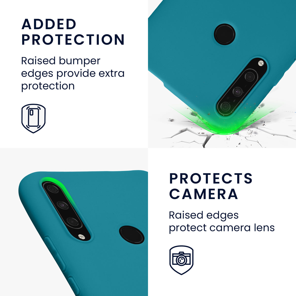 kwmobile Handyhülle für HONOR 9X (EU-Version) Hülle - Kabelloses Laden - Schutzhülle Cover