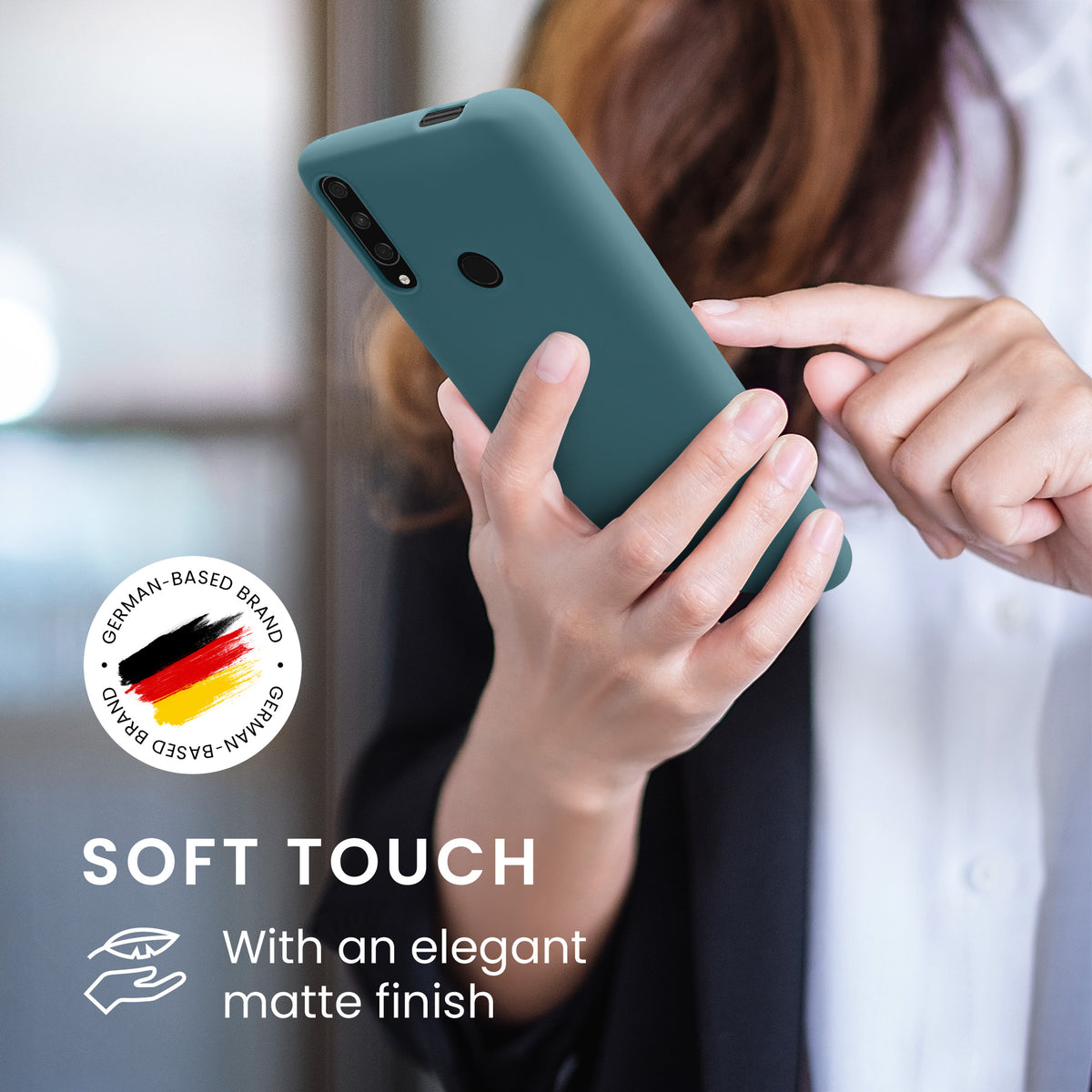 kwmobile Handyhülle für HONOR 9X (EU-Version) Hülle - Kabelloses Laden - Schutzhülle Cover