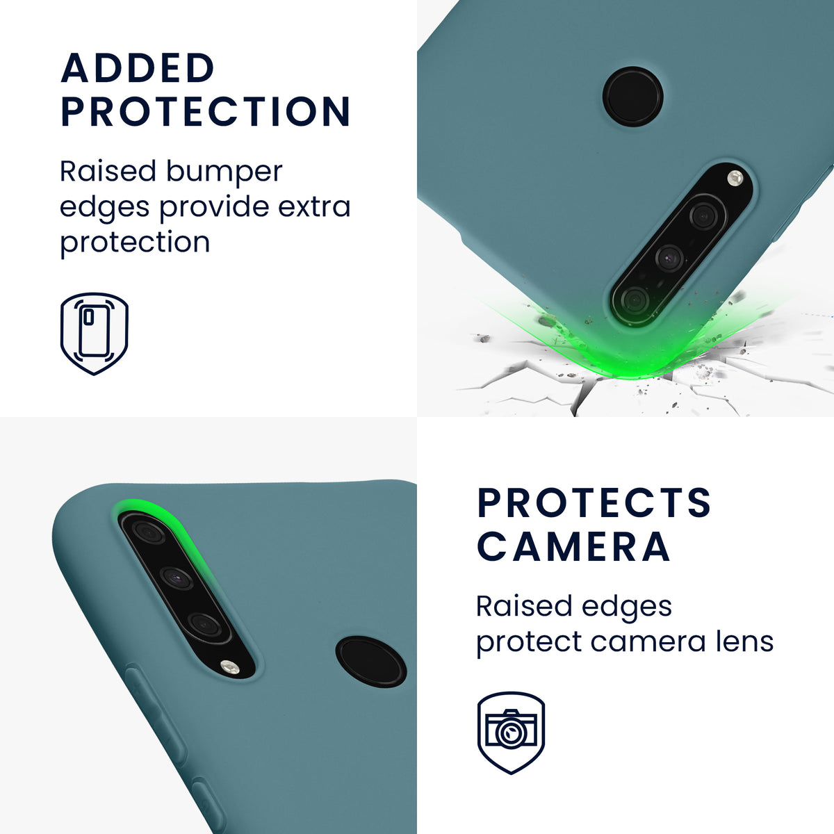 kwmobile Handyhülle für HONOR 9X (EU-Version) Hülle - Kabelloses Laden - Schutzhülle Cover
