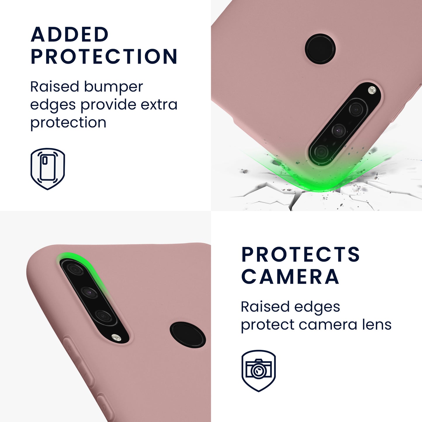 kwmobile Handyhülle für HONOR 9X (EU-Version) Hülle - Kabelloses Laden - Schutzhülle Cover