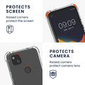 kwmobile Necklace Case kompatibel mit Google Pixel 4a Hülle - Silikon Cover mit Handykette - Band Handyhülle