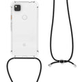 kwmobile Necklace Case kompatibel mit Google Pixel 4a Hülle - Silikon Cover mit Handykette - Band Handyhülle