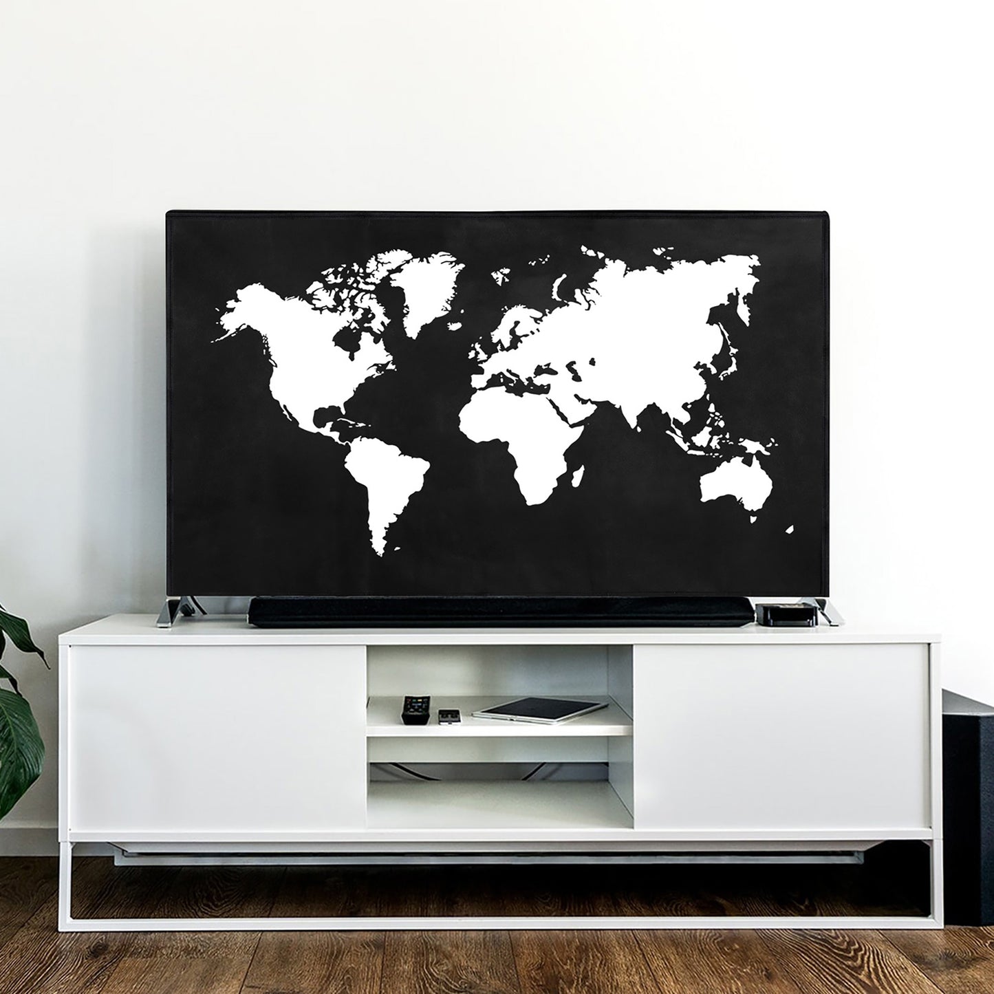 kwmobile 43" TV Abdeckung Indoor - Fernseher Hülle Bildschirmschutz Abdeckung - TV Bildschirm Staubschutzhülle - Fernsehabdeckung