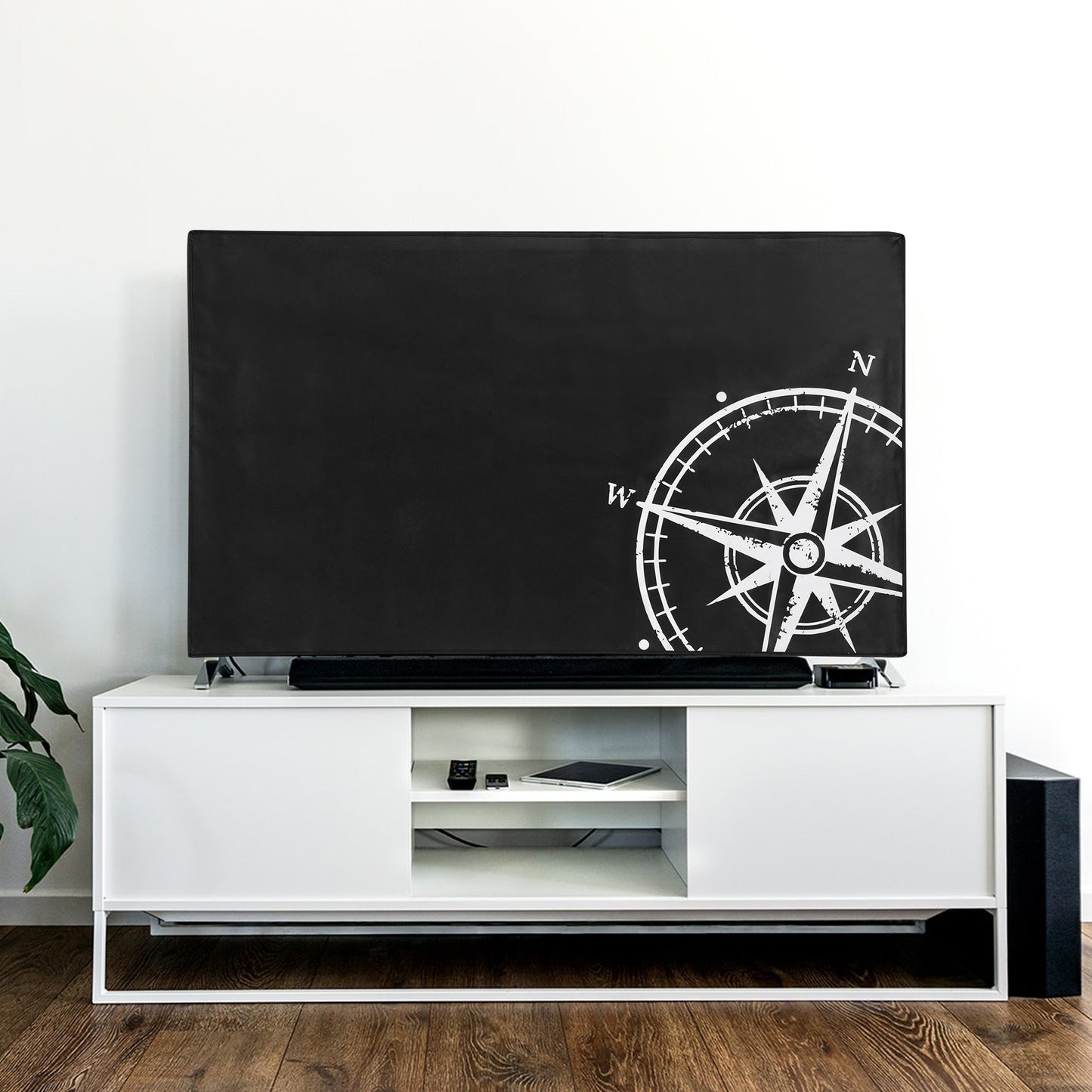 kwmobile 43" TV Abdeckung Indoor - Fernseher Hülle Bildschirmschutz Abdeckung - TV Bildschirm Staubschutzhülle - Fernsehabdeckung