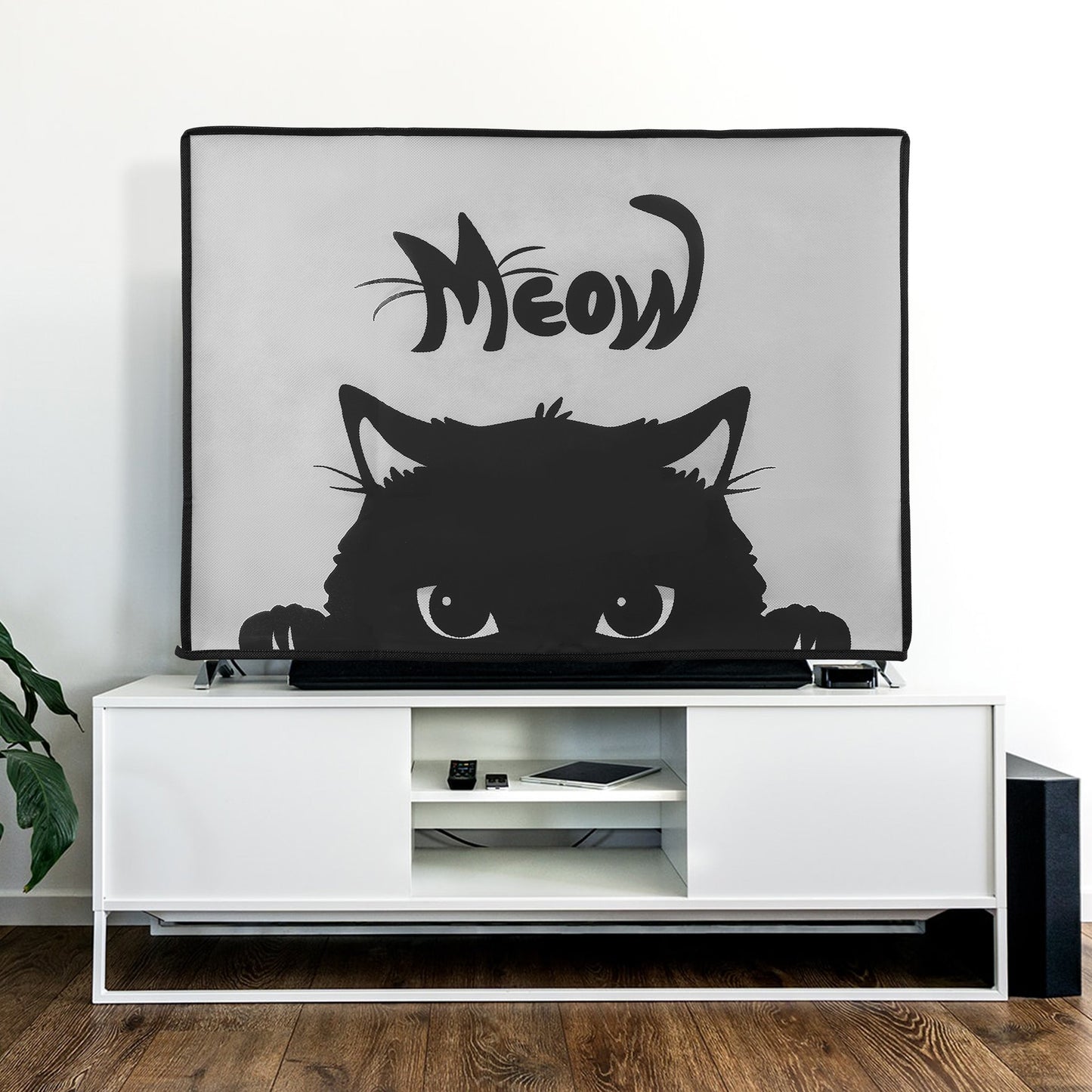 kwmobile 43" TV Abdeckung Indoor - Fernseher Hülle Bildschirmschutz Abdeckung - TV Bildschirm Staubschutzhülle - Fernsehabdeckung