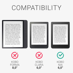 Kobo Nia mit Auto-Sleep eReader Flip Case