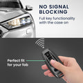 Audi A6 A7 A8 Q7 Q8 3-Tasten Autoschlüssel Keyless TPU Schlüsselhülle Metallic