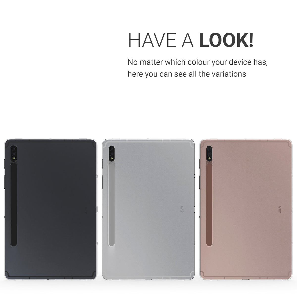 Samsung Galaxy Tab S9 / S8 / S7 Silikon Hülle