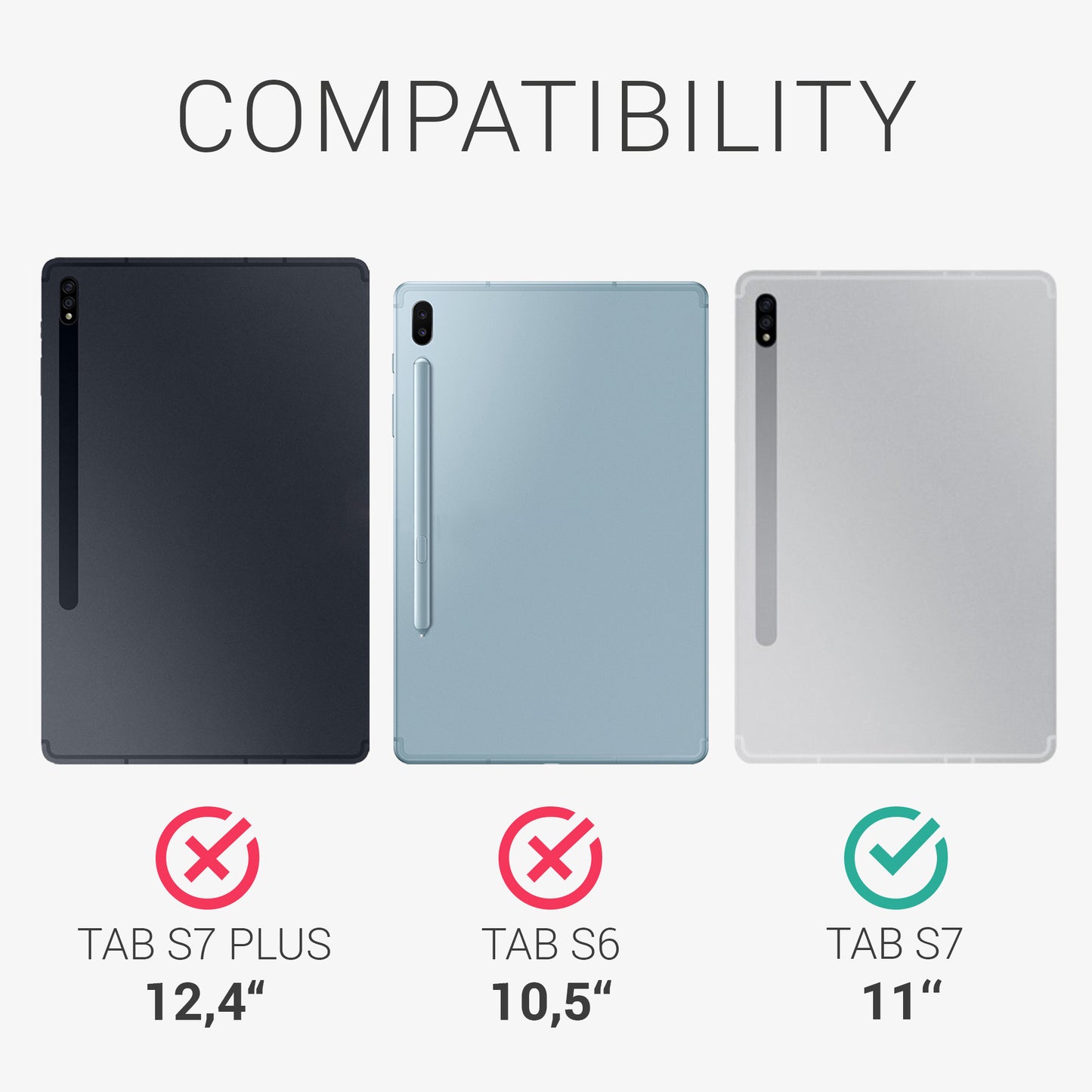 Samsung Galaxy Tab S9 / S8 / S7 Silikon Hülle
