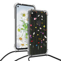 Google Pixel 4a Silikon Handykette Wilde Blumen
