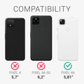 Google Pixel 4a Silikon Handykette Wilde Blumen