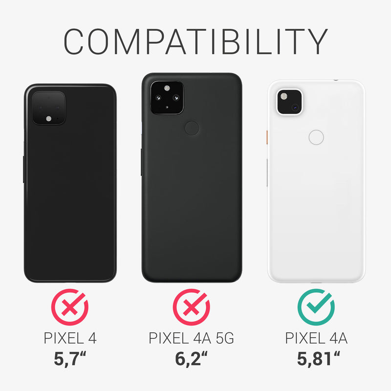 Google Pixel 4a Silikon Handykette Wilde Blumen