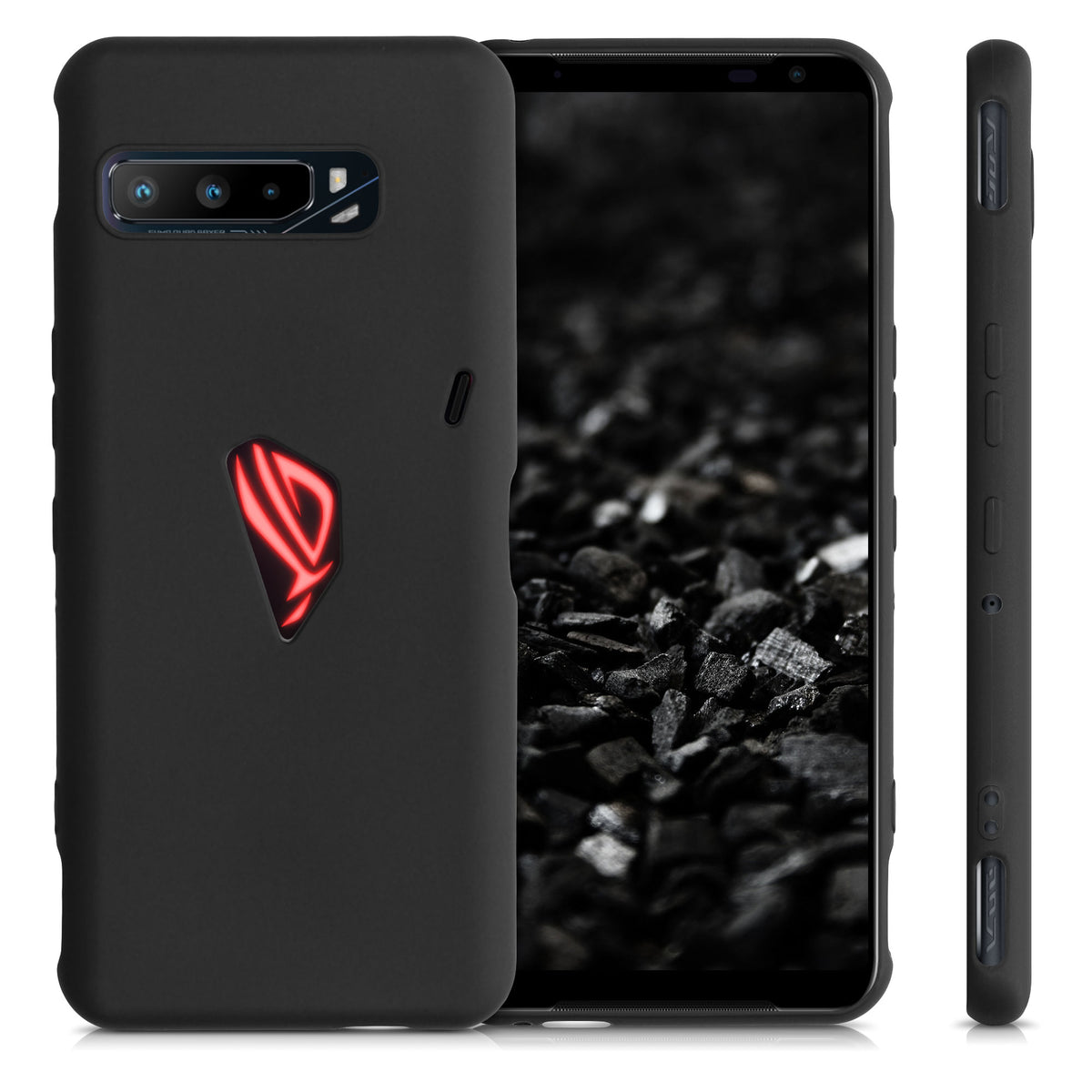 kwmobile Handyhülle für ASUS ROG Phone 3 (ZS661KS) Hülle - Kabelloses Laden - Schutzhülle Cover