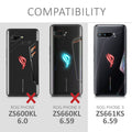 kwmobile Handyhülle für ASUS ROG Phone 3 (ZS661KS) Hülle - Kabelloses Laden - Schutzhülle Cover
