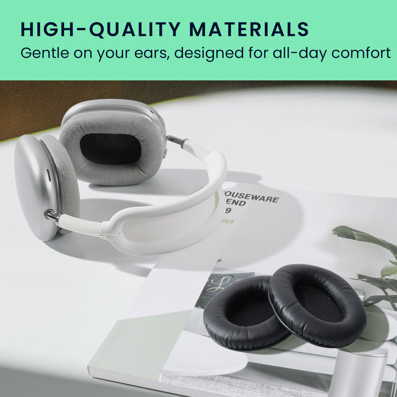 kwmobile Ohr Polster für Kingston HyperX Cloud II / Cloud III / III S / 3S - Ersatz Ohrpolster - Kopfhörer Ersatzteile - Kopfhörer Ersatzpolster für Over Ear Headphones