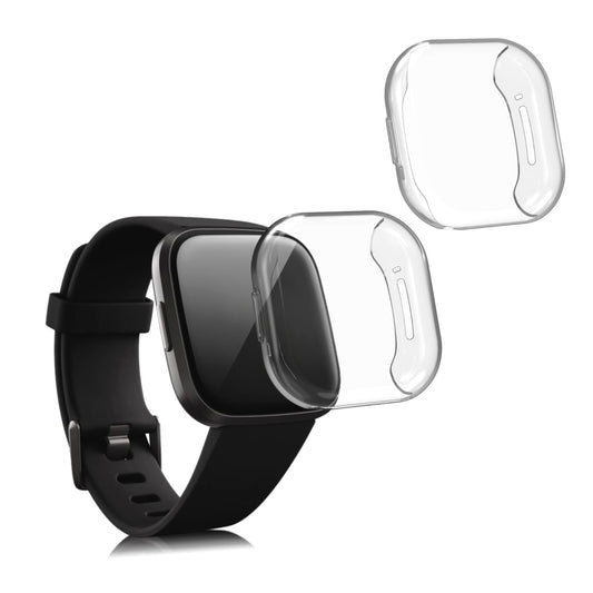 kwmobile Schutzhülle für Fitbit Versa 3 / Sense Fullbody Display Cover Set