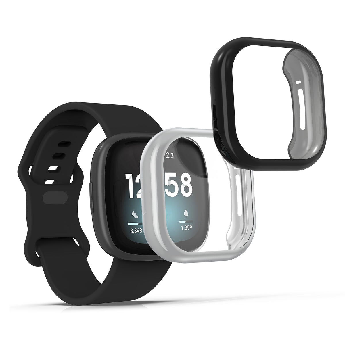 Fitbit Versa 3 / Sense Fullbody Display Hülle