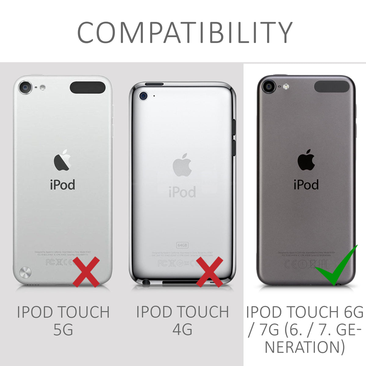 iPod Touch 6G / 7G Silikon Handykette Transparent