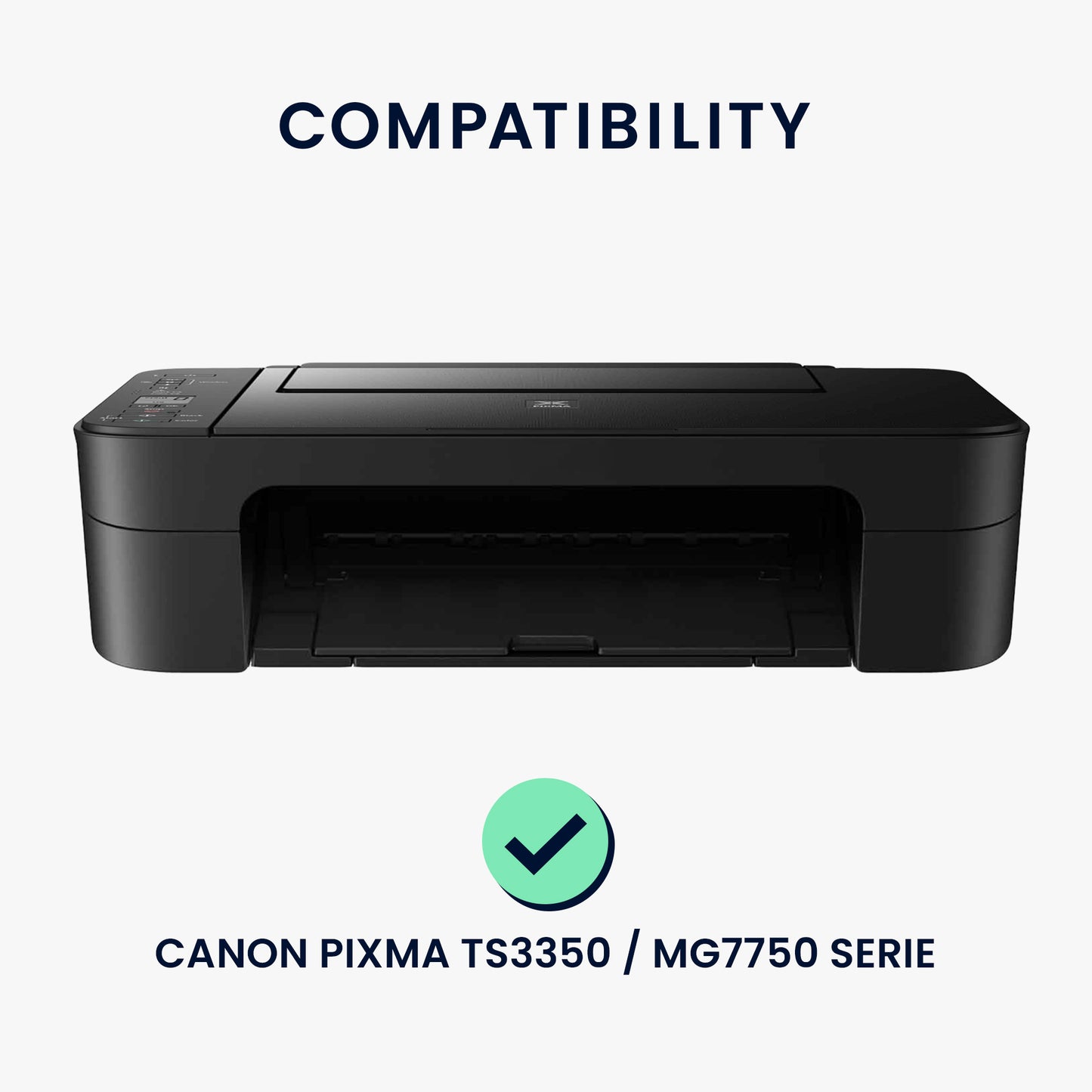 kwmobile Cover kompatibel mit Canon Pixma TS3350 / MG7750 Serie - Tasche Hülle Drucker - Staubschutzhülle Schutzhaube