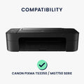 Canon Pixma TS3350 / MG7750 Serie Staubschutzhülle Stoff Dunkelgrau