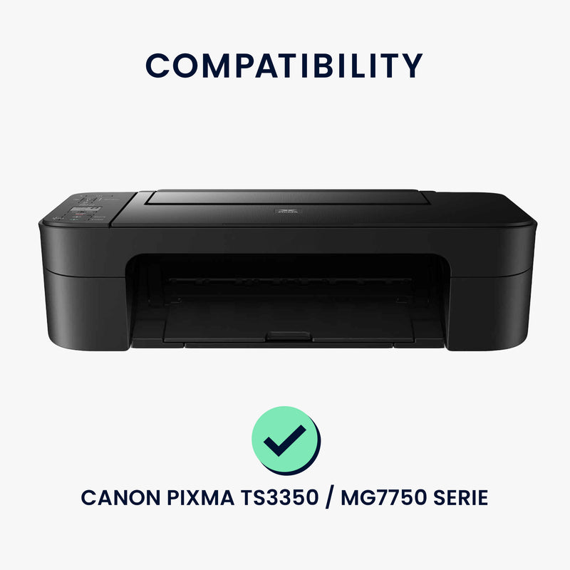 Canon Pixma TS3350 / MG7750 Serie Staubschutzhülle Stoff Dunkelgrau