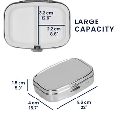 Tablettenbox mit 2 Fächern