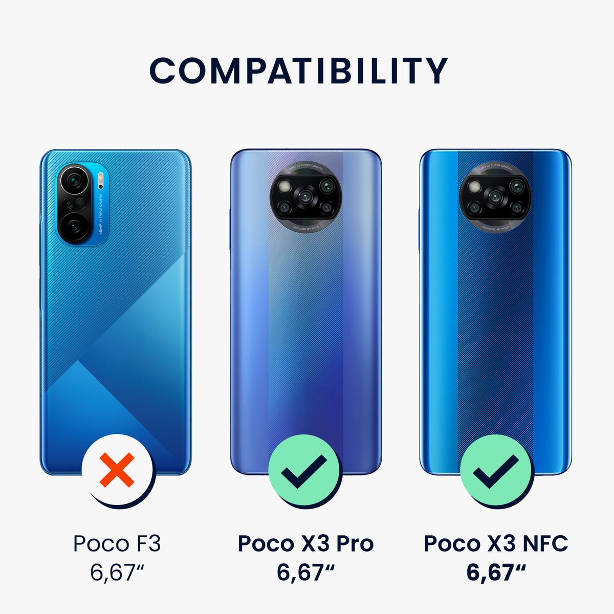 Xiaomi Poco X3 NFC / Poco X3 Pro Handyhülle Silikon Matt