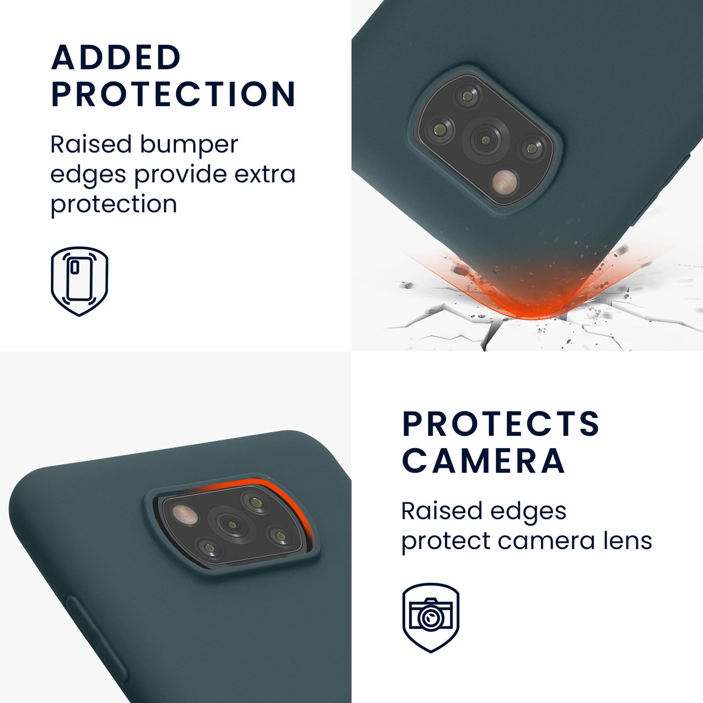 Xiaomi Poco X3 NFC / Poco X3 Pro Handyhülle Silikon Matt