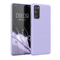 kwmobile Handyhülle für Samsung Galaxy S20 FE Hülle - TPU Case - Kabelloses Laden - Schutzhülle Cover in Pastell Lavendel Pastell Lavendel  