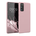kwmobile Handyhülle für Samsung Galaxy S20 FE Hülle - TPU Case - Kabelloses Laden - Schutzhülle Cover in Vintage Pink Vintage Pink  