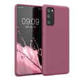 kwmobile Handyhülle für Samsung Galaxy S20 FE Hülle - TPU Case - Kabelloses Laden - Schutzhülle Cover in Dark Rose Dark Rose  
