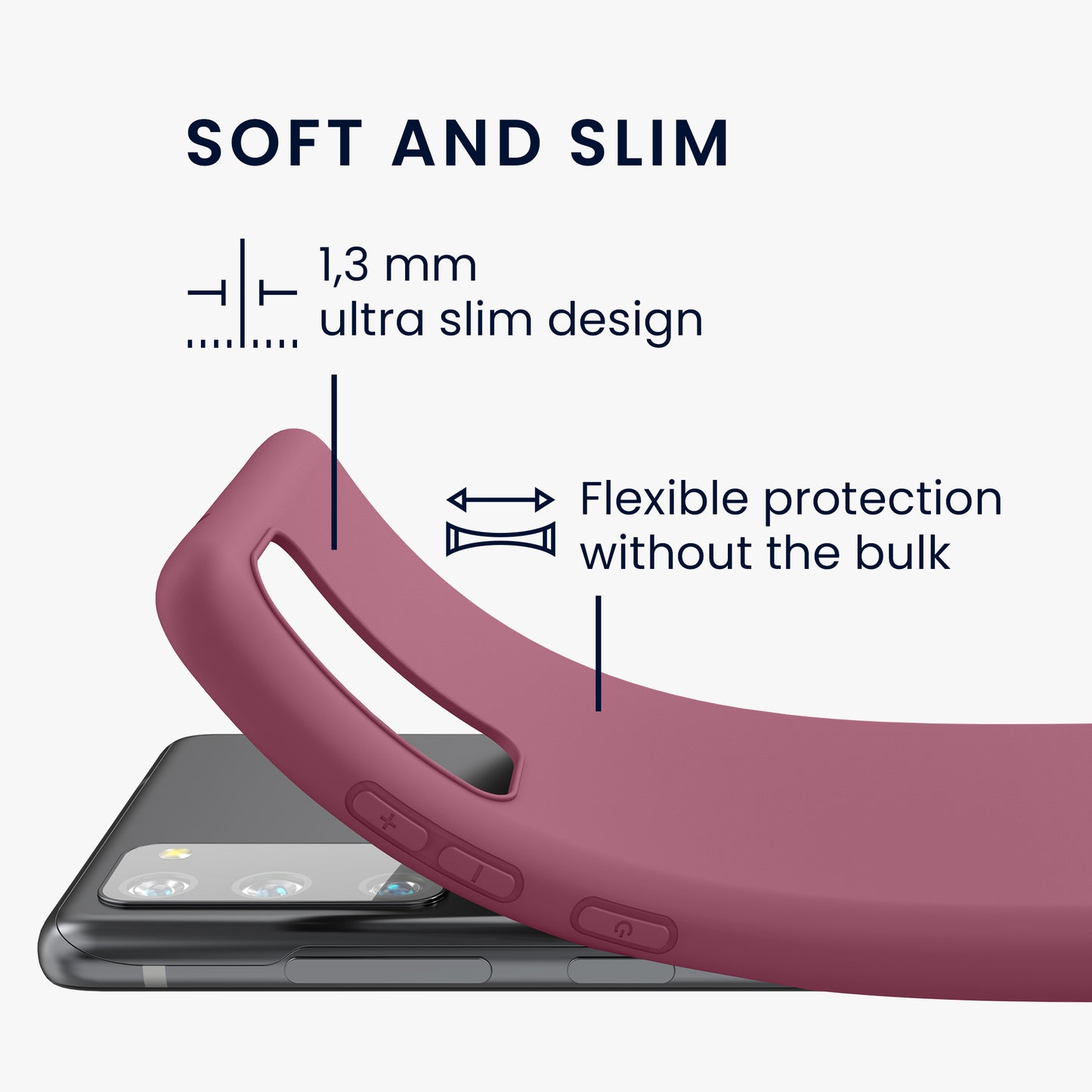 kwmobile Handyhülle für Samsung Galaxy S20 FE - Schutzhülle Cover