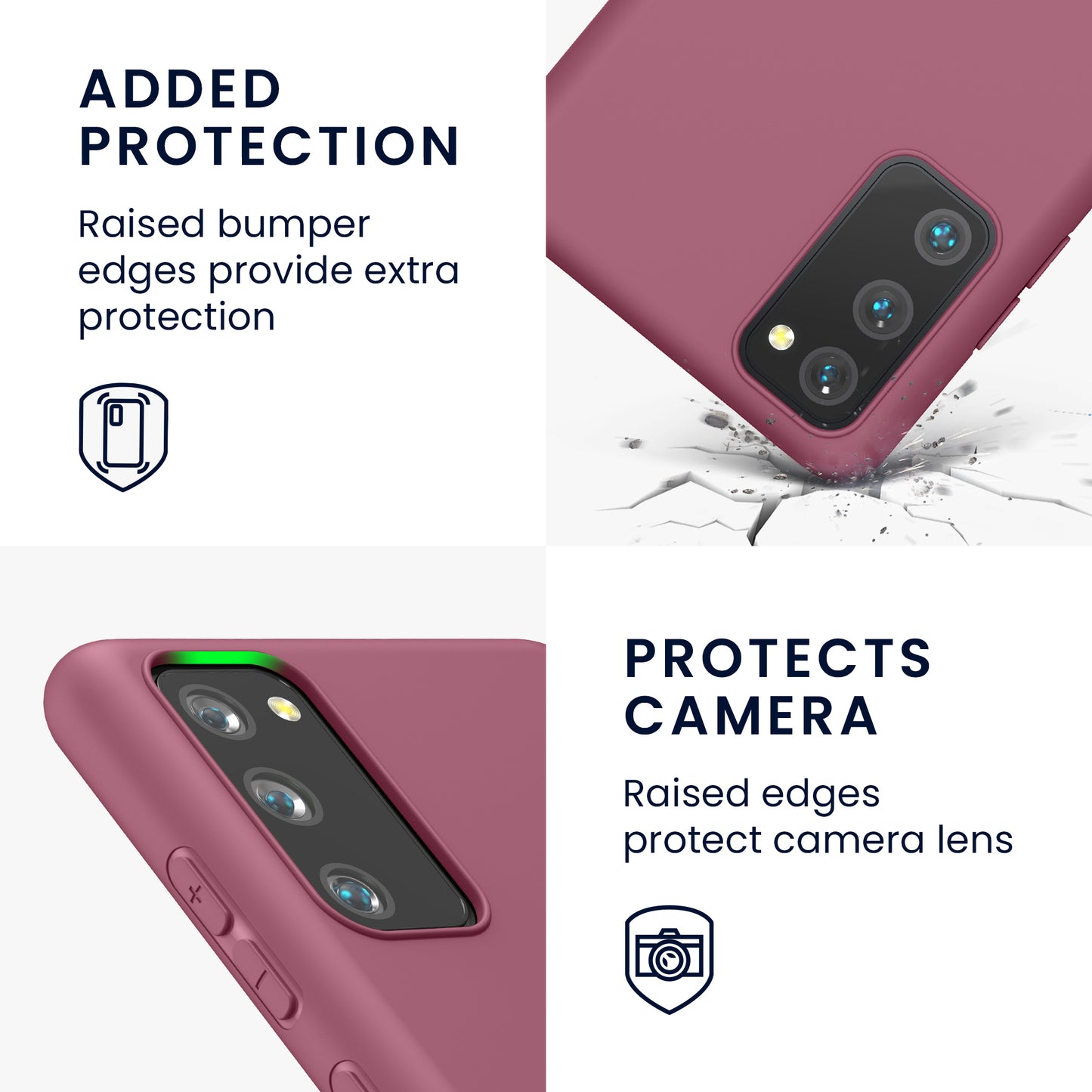 kwmobile Handyhülle für Samsung Galaxy S20 FE - Schutzhülle Cover