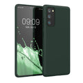 kwmobile Handyhülle für Samsung Galaxy S20 FE Hülle - TPU Case - Kabelloses Laden - Schutzhülle Cover in Moosgrün Moosgrün  