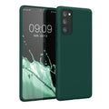 kwmobile Handyhülle für Samsung Galaxy S20 FE Hülle - TPU Case - Kabelloses Laden - Schutzhülle Cover in Türkisgrün Türkisgrün  
