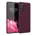 kwmobile Handyhülle für Samsung Galaxy S20 FE Hülle - TPU Case - Kabelloses Laden - Schutzhülle Cover in Bordeaux Violett Bordeaux Violett  