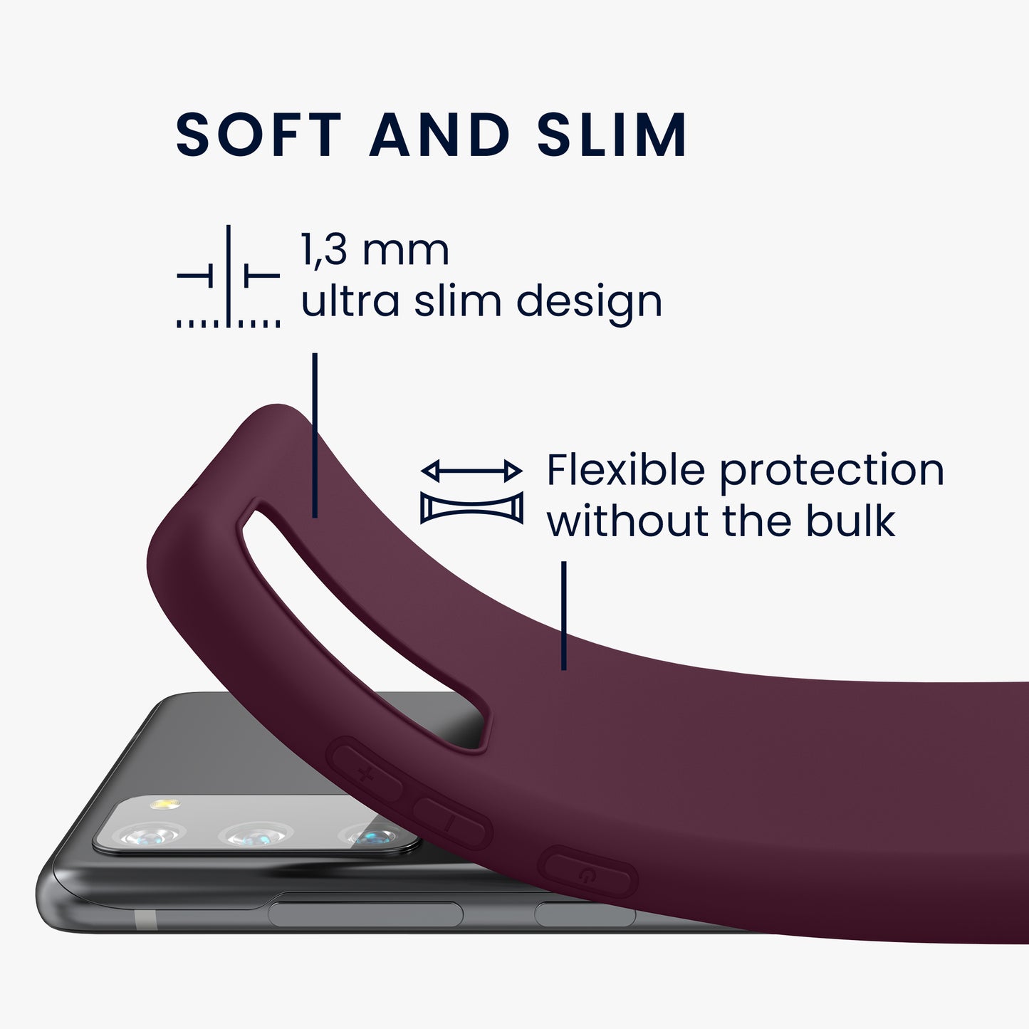 kwmobile Handyhülle für Samsung Galaxy S20 FE - Schutzhülle Cover