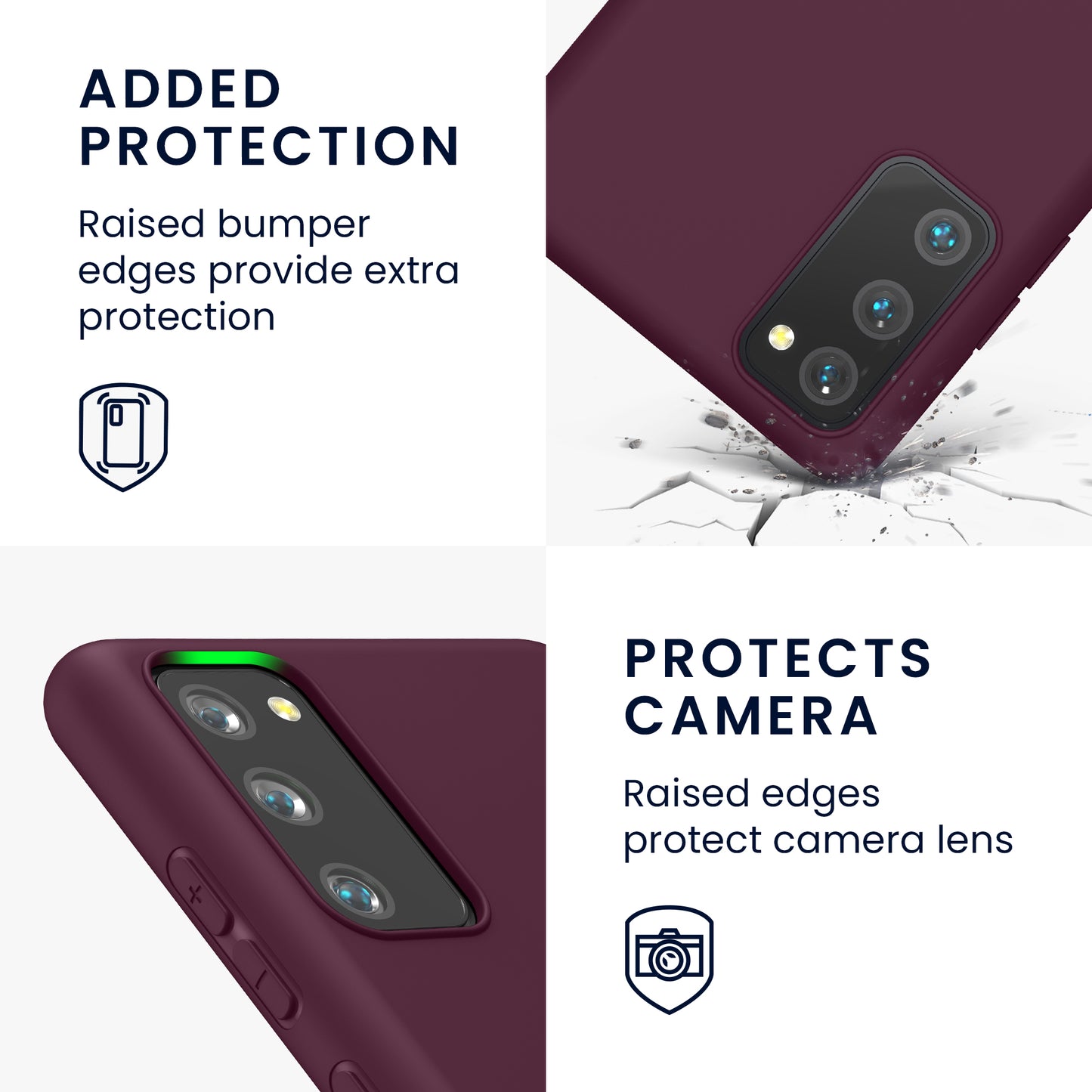 kwmobile Handyhülle für Samsung Galaxy S20 FE - Schutzhülle Cover