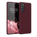 kwmobile Handyhülle für Samsung Galaxy S20 FE Hülle - TPU Case - Kabelloses Laden - Schutzhülle Cover in Tawny Red Tawny Red  