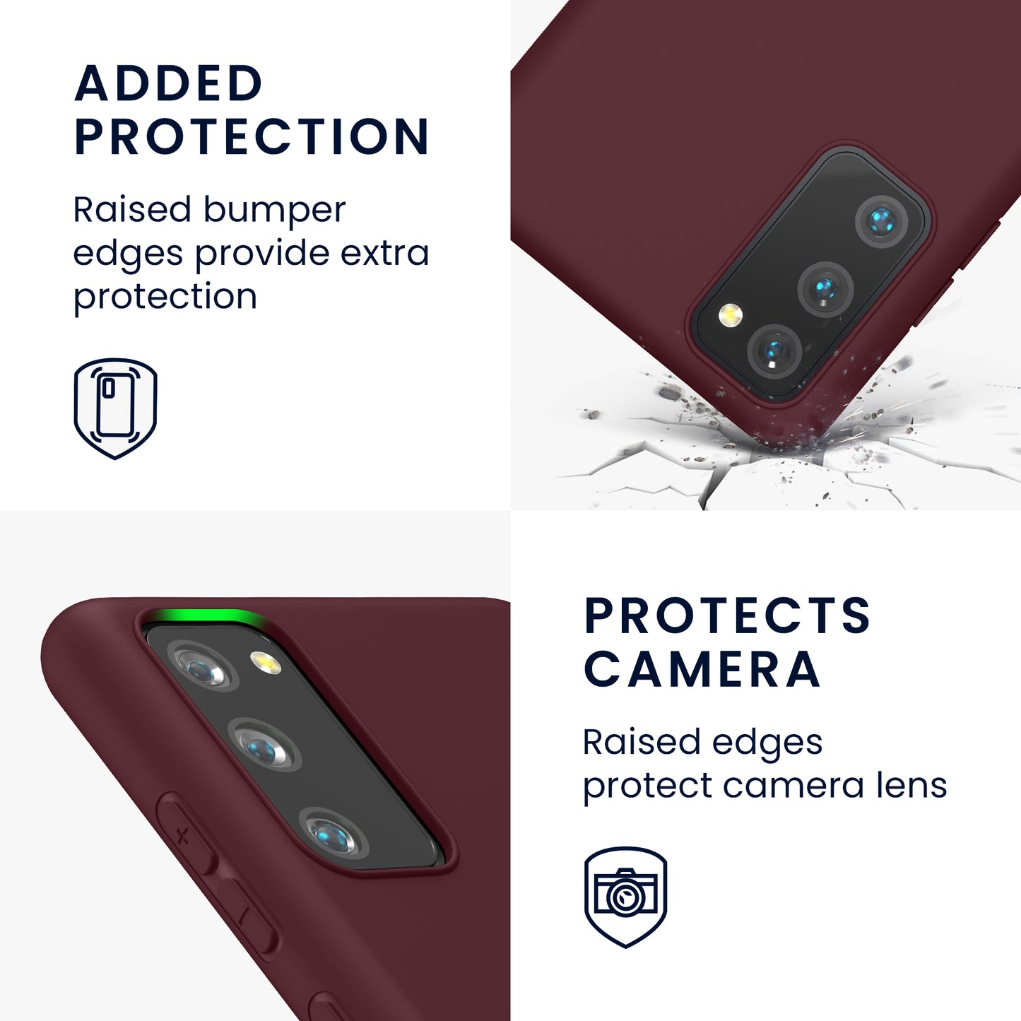 kwmobile Handyhülle für Samsung Galaxy S20 FE - Schutzhülle Cover