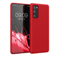 kwmobile Handyhülle für Samsung Galaxy S20 FE Hülle - TPU Case - Kabelloses Laden - Schutzhülle Cover in Klassisch Rot Klassisch Rot  