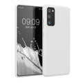 kwmobile Handyhülle für Samsung Galaxy S20 FE Hülle - TPU Case - Kabelloses Laden - Schutzhülle Cover in Weiß matt Weiß matt  