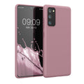 kwmobile Handyhülle für Samsung Galaxy S20 FE Hülle - TPU Case - Kabelloses Laden - Schutzhülle Cover in Altrosa Altrosa  