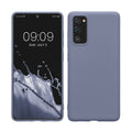 kwmobile Handyhülle für Samsung Galaxy S20 FE Hülle - TPU Case - Kabelloses Laden - Schutzhülle Cover in Lavendelgrau matt Lavendelgrau matt  