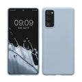 kwmobile Handyhülle für Samsung Galaxy S20 FE Hülle - TPU Case - Kabelloses Laden - Schutzhülle Cover in Hellblau matt Hellblau matt  