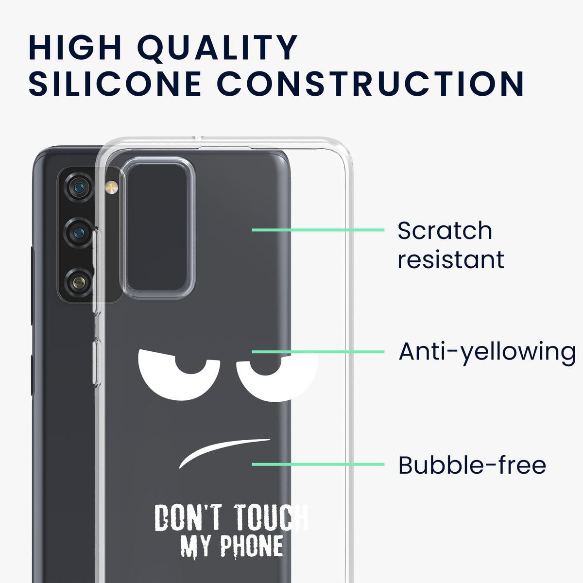 Samsung Galaxy S20 FE transparente Silikon Handyhülle