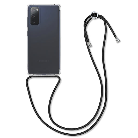 kwmobile Necklace Case kompatibel mit Samsung Galaxy S20 FE Hülle - Silikon Cover mit Handykette - Band Handyhülle