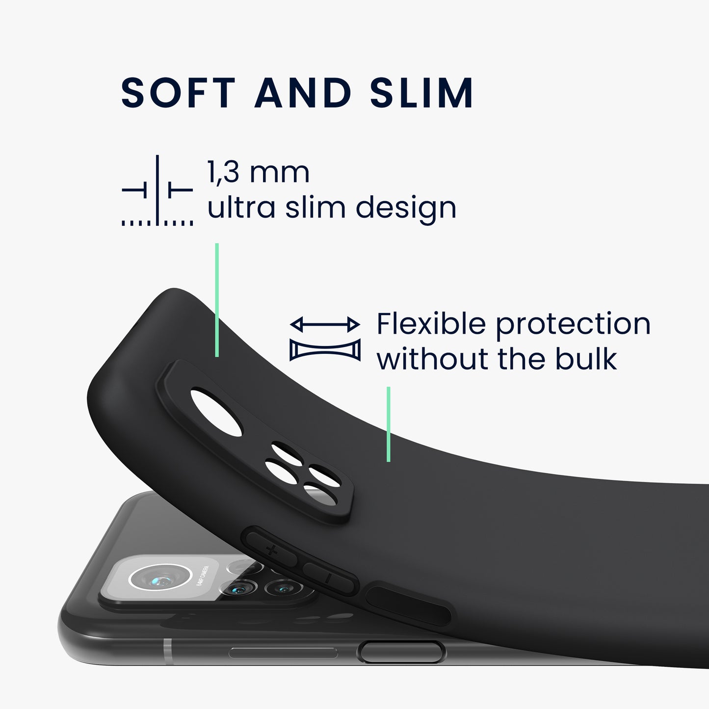 Xiaomi Mi 10T / Mi 10T Pro Hülle Silikon Matt