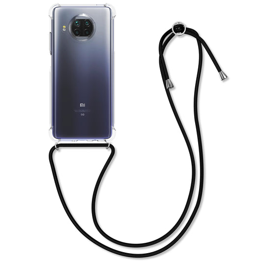 kwmobile Necklace Case kompatibel mit Xiaomi Mi 10T Lite Hülle - Silikon Cover mit Handykette - Band Handyhülle
