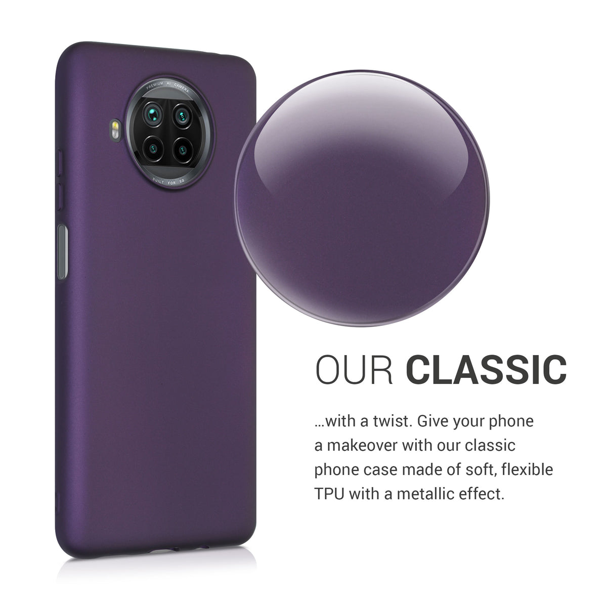 kwmobile Handyhülle für Xiaomi Mi 10T Lite Hülle - Silikon Case - Schutzhülle Cover